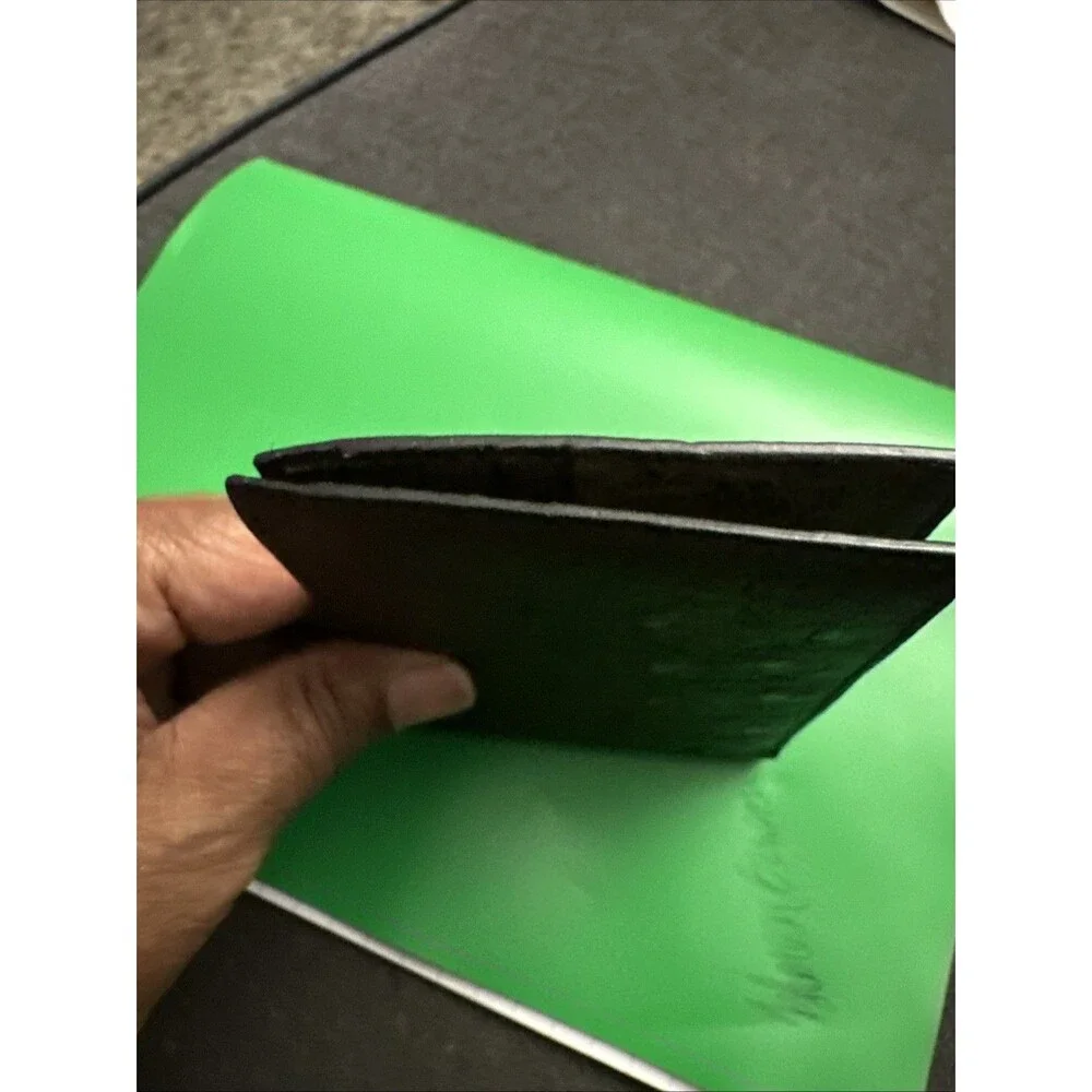 VTG Karoo Classics Bill Fold Ostrich Wallet 6 Card Slot 2bill Slots Brown Orange